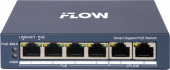 poe-коммутатор iflow f-sw-eu205poe-v/l (соответствует hiwatch ds-3e0105p-e/m(b))