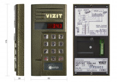 Блок вызова домофона VIZIT БВД-343F блок вызова домофона vizit бвд-343f