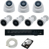 IPTRONIC Комплект IP дом/дача Bullet-Dome Kit 3-3 iptronic комплект ip дом/дача bullet-dome kit 3-3