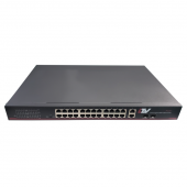 24-портовый коммутатор ethernet с поддержкой poe ltv-2s24f2c-p