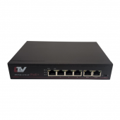 4-портовый коммутатор ethernet ltv-2s04f2u-p