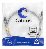 Патч-корд Cabeus PC-SSTP-RJ45-Cat.6a-1.5m-LSZH патч-корд cabeus pc-sstp-rj45-cat.6a-1.5m-lszh