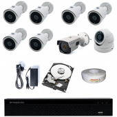 IPTRONIC Комплект AHD дача/коттедж 2Tb Bullet-Dome Kit 6-2 iptronic комплект ahd дача/коттедж 2tb bullet-dome kit 6-2