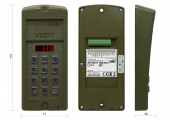 блок вызова домофона vizit бвд-sm110r