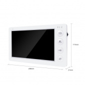 монитор домофона vizit 705e5w цветной