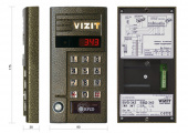 вызывная панель аудиодомофона vizit бвд-343rt