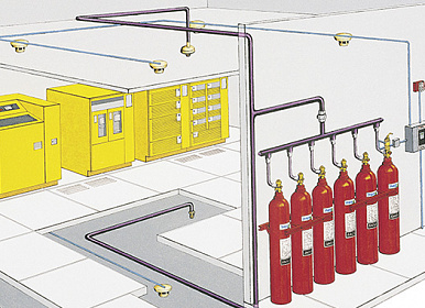Проектирование газового пожаротушения
