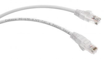 Патч-корд Cabeus PC-UTP-RJ45-Cat.6-0.5m-WH-LSZH патч-корд cabeus pc-utp-rj45-cat.6-0.5m-wh-lszh