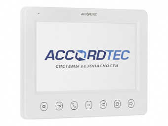 Монитор домофона цветной AccordTec AT-VD751C/M WH монитор домофона цветной accordtec at-vd751c/m wh