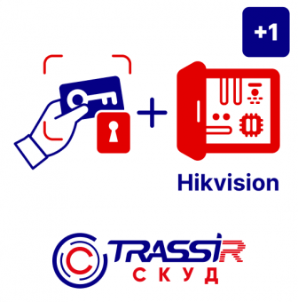 лицензия и по trassir скуд + 1 hikvision