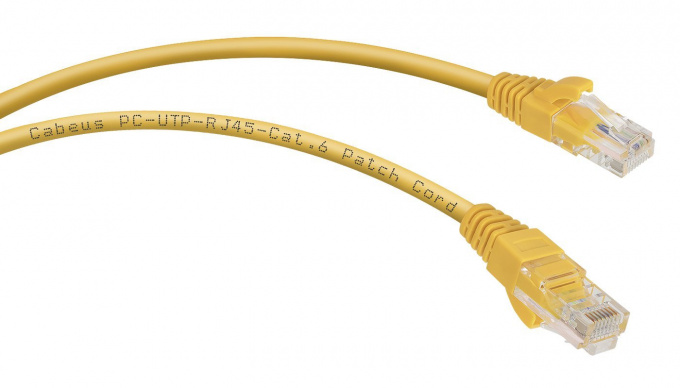 Патч-корд медный Cabeus PC-UTP-RJ45-Cat.6-0.3m-YL (8703c) патч-корд медный cabeus pc-utp-rj45-cat.6-0.3m-yl (8703c)