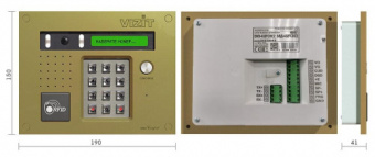 Вызывная панель VIZIT БВД-423FCBE2 вызывная панель vizit бвд-423fcbe2