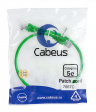 патч-корд cabeus pc-utp-rj45-cat.5e-0.5m-gn