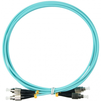 шнур оптический duplex cabeus fop-50-fc-fc-2m (7562c)