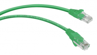 патч-корд медный cabeus pc-utp-rj45-cat.6-0.3m-gn (8682c)