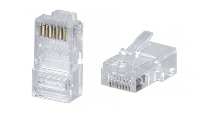 Разъем Cabeus RJ-45 8P8C разъем cabeus rj-45 8p8c