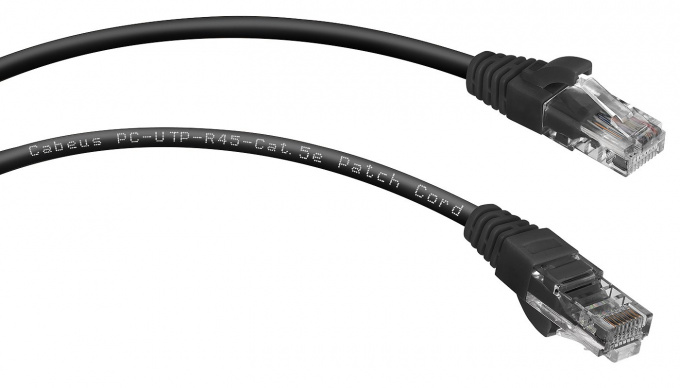 Патч-корд медный Cabeus PC-UTP-RJ45-Cat.5e-0.3m-BK (7658c) патч-корд медный cabeus pc-utp-rj45-cat.5e-0.3m-bk (7658c)