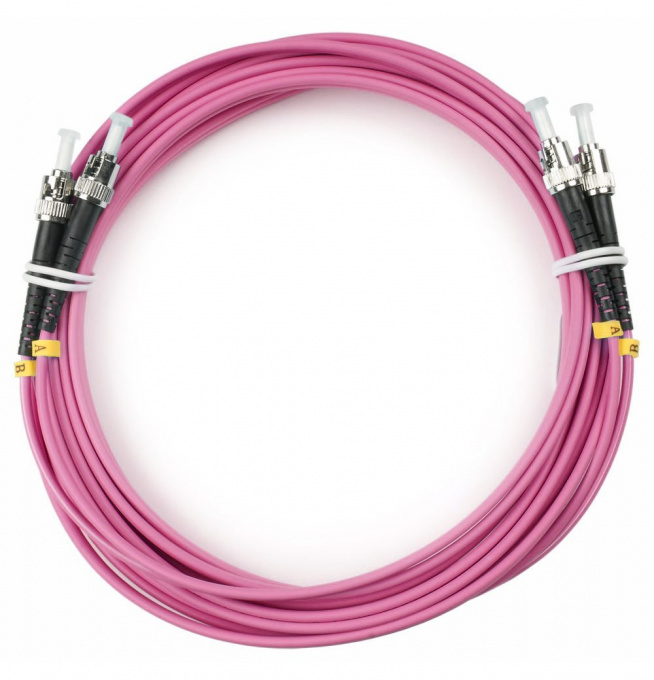 патч-корд волоконно-оптический cabeus fop-50-om4-st-st-15m (9097c)