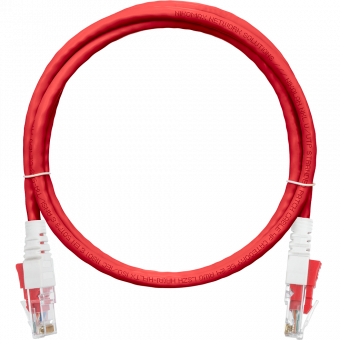 Коммутационный шнур NIKOMAX NMC-PC4UE55B-010-CS-RD коммутационный шнур nikomax nmc-pc4ue55b-010-cs-rd