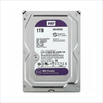 Внутренний жесткий диск HDD 1 ТБ SATA Western Digital Purple внутренний жесткий диск hdd 1 тб sata western digital purple