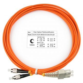 Шнур оптический duplex CABEUS FOP-62-SC-FC-3m (7620c) шнур оптический duplex cabeus fop-62-sc-fc-3m (7620c)