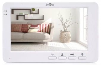 монитор видеодомофона smartec  st-ms107hm-wt