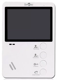 монитор видеодомофона smartec st-ms104-wt