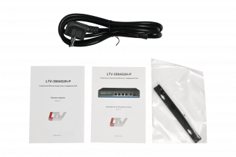 4-портовый коммутатор ethernet с поддержкой poe ltv-3s04g2h-p