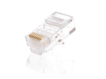 коннектор для витой пары netlan rj45 ec-up8p8c-5e-003-tr-100