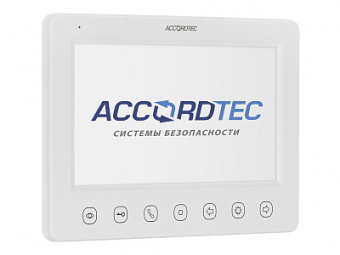 Монитор домофона цветной AccordTec AT-VD751C/M/SD WH монитор домофона цветной accordtec at-vd751c/m/sd wh
