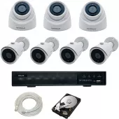 IPTRONIC Комплект IP дом/дача Bullet-Dome Kit 3-3 iptronic комплект ip дом/дача bullet-dome kit 3-3