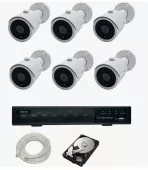 iptronic комплект ip дом/дача bullet kit 6