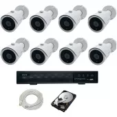 IPTRONIC Комплект IP дом/дача Bullet Kit 8 iptronic комплект ip дом/дача bullet kit 8