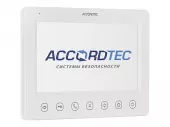 Монитор домофона цветной AccordTec AT-VD751C/M WH