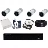 IPTRONIC Комплект AHD дача/коттедж 2Tb Bullet-Dome Kit 4 ИБП iptronic комплект ahd дача/коттедж 2tb bullet-dome kit 4 ибп
