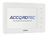 Монитор домофона цветной AccordTec AT-VD760C/SD WH