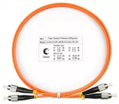 Шнур оптический duplex CABEUS FOP-62-FC-ST-5m (7596c)