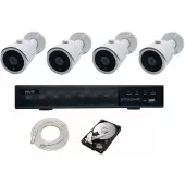 IPTRONIC Комплект IP дом/дача Bullet Kit 4 iptronic комплект ip дом/дача bullet kit 4